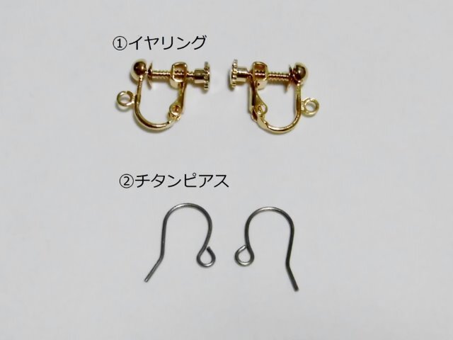 受注製作】紫陽花のピアス／イヤリング【青色系】 | iichi 日々の