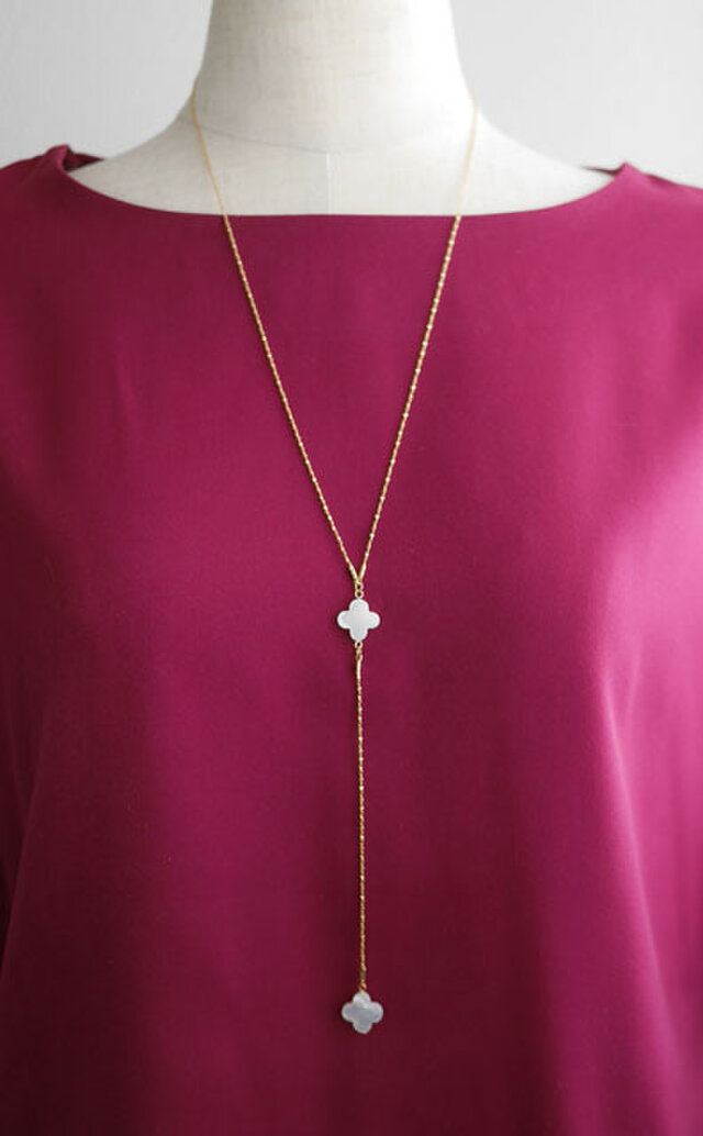 シェルお花のネックレス*