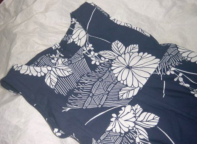 Sold Out浴衣リメイク♪菊が素敵な浴衣チュニックワンピース