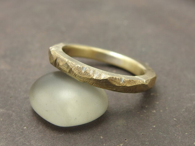 ラフリング 真鍮 【brass】 真鍮リング 真鍮指輪 極太リング