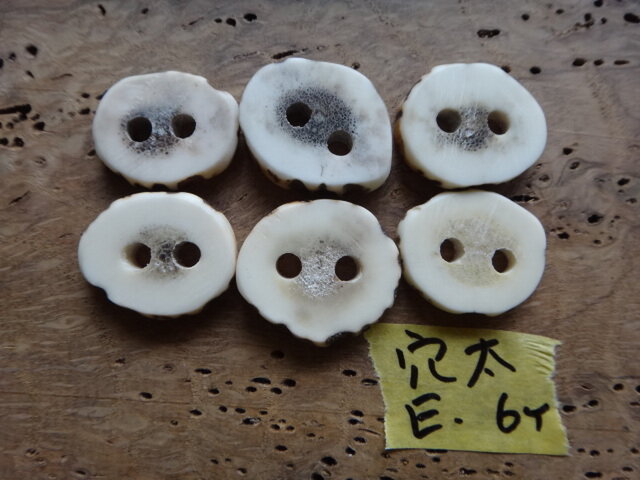 鹿角のコンチョボタンēの画像1枚目