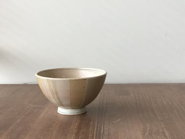 茶碗 釉彩縞紋の画像1枚目
