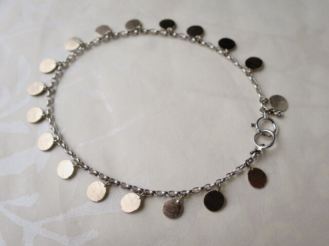 K18WG Medal Braceletの画像1枚目