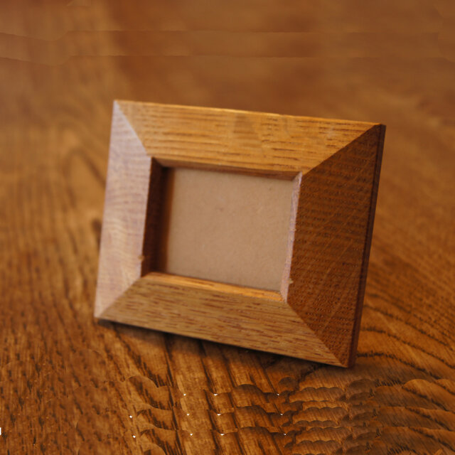 楢の木の四角いミニ額 (MG1)　