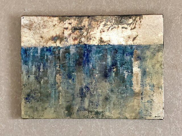 Work 05.07'19 ー The sapphire cliff in the gold fog ーの画像1枚目