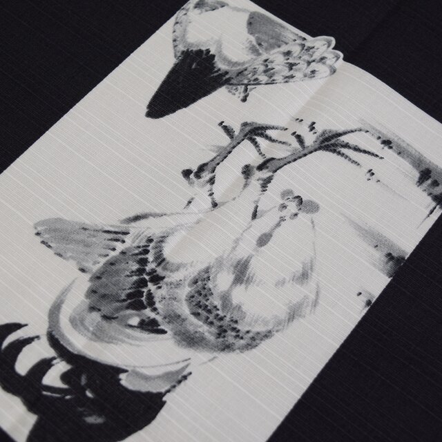 風呂敷 伊藤若冲 細見美術館 水墨市松づくし 綿100％ 112cm幅 13-7611