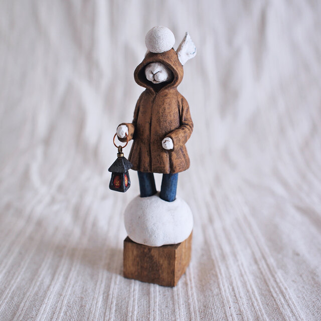 受注制作　あなたが迷わぬように　塑像