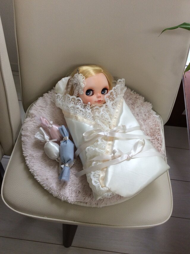 ブライス imda 幼sd ドール用おくるみの画像1枚目