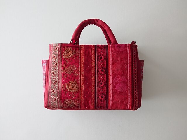 RED FRANCE RIBBON STANDARD BAGの画像1枚目