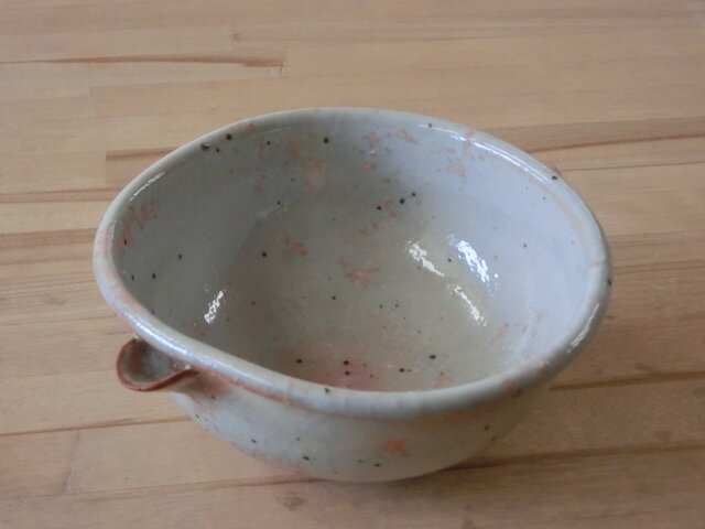 粉引き片口形菜鉢 Cの画像1枚目
