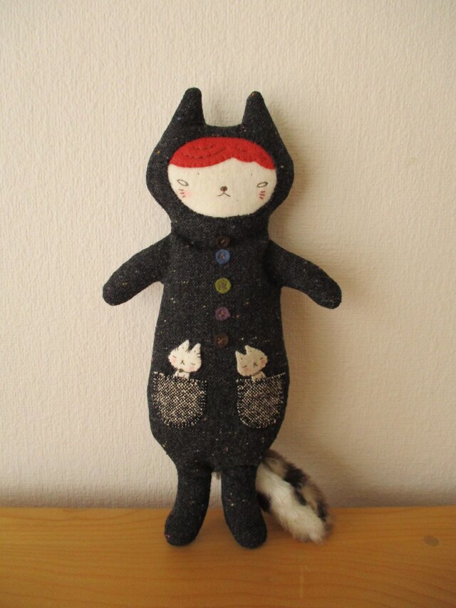 猫少年ペンケース(黒猫)の画像1枚目