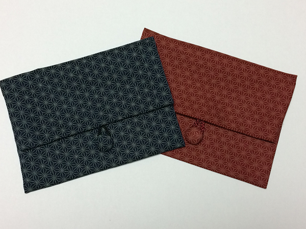 御朱印帳ケース 麻の葉模様 黒 赤 Iichi ハンドメイド クラフト作品 手仕事品の通販