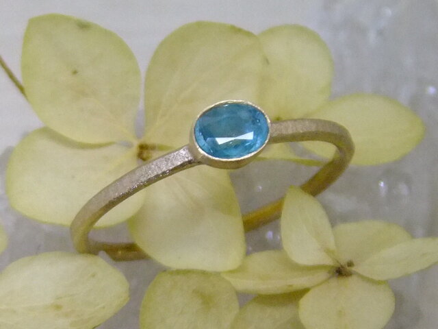 グランディディエライト*K14lunapinkgold ringの画像1枚目
