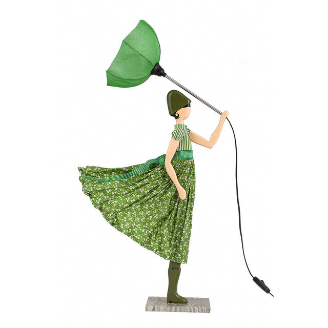 【2019年夏新モデル】風のリトルガールおしゃれランプ Aloe フロアライト 受注製作 送料無料