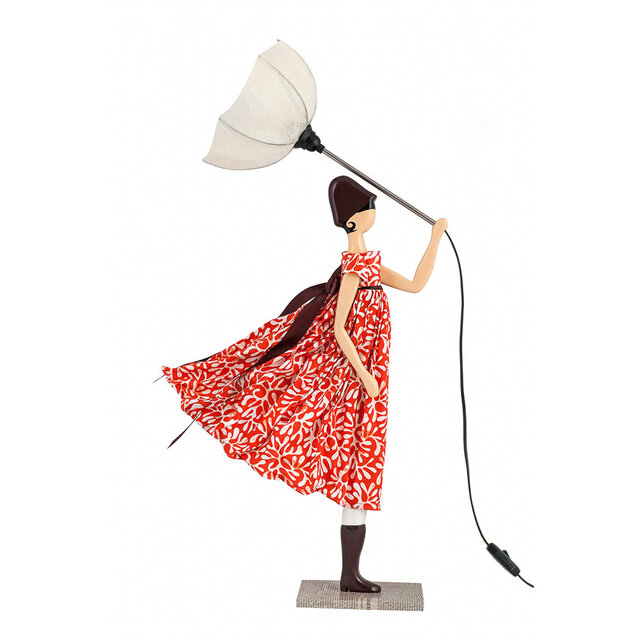 【2019年夏新モデル】風のリトルガールおしゃれランプ kalia スタンドライト 受注製作 送料無料