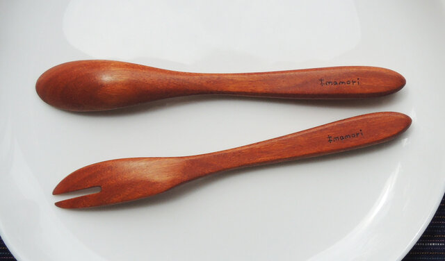 アキヒロウッドワークス　KIKISA SF スプーン＆フォーク 希少！アキヒロウッドワークス KIKISA SF スプーン＆フォーク 希少