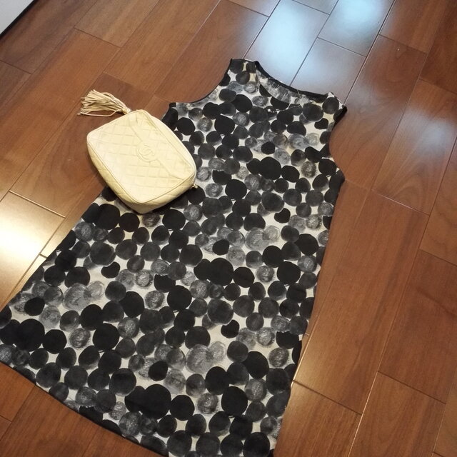 上質リネンA ラインワンピ