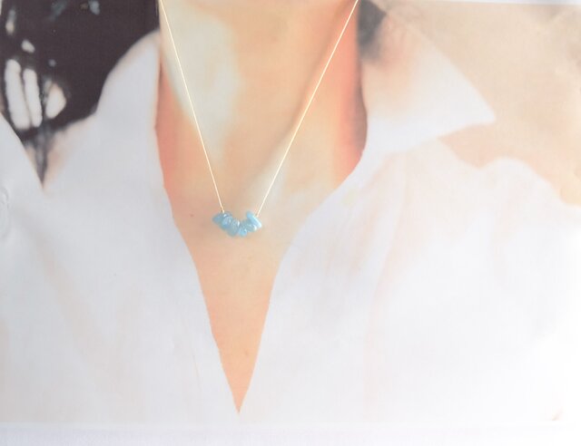 36【コミュニケーション能力】【3月の誕生石】アクアマリンさざれ石