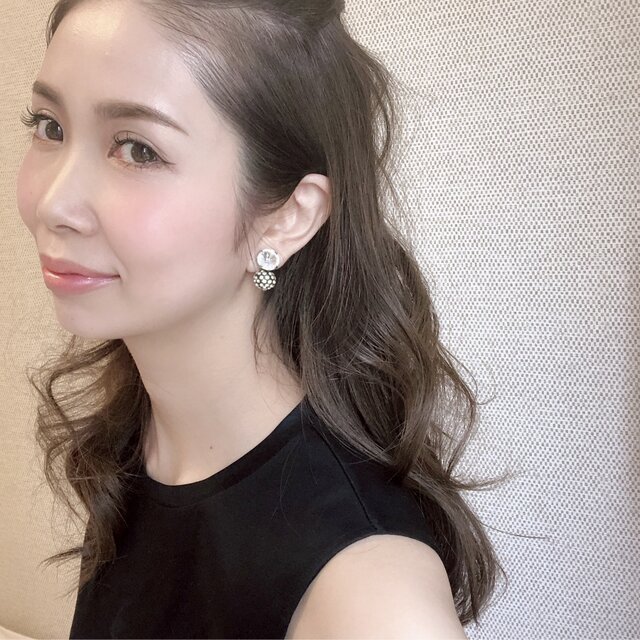 クリスタルガラスとキラキラボール