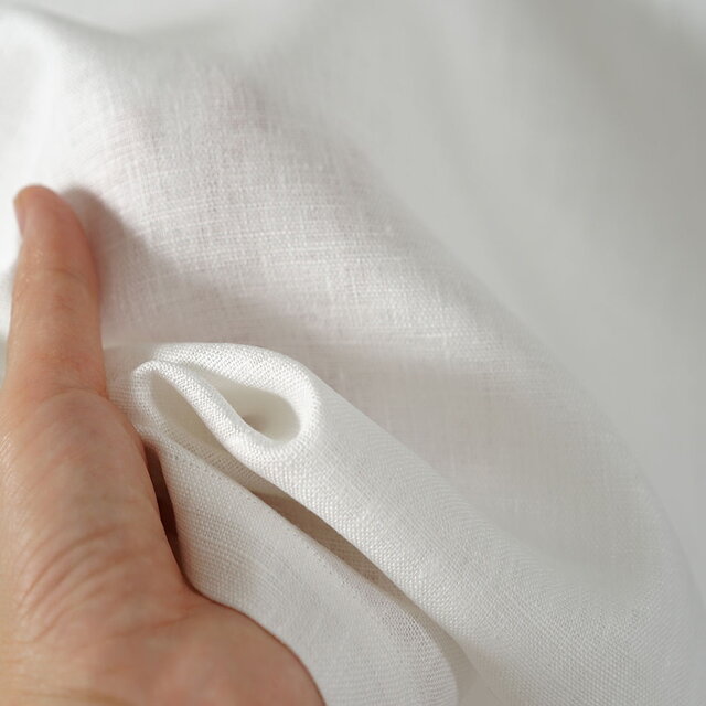 wafu】中厚 リネン ブラウス フリル 襟 トップス タンクトップ