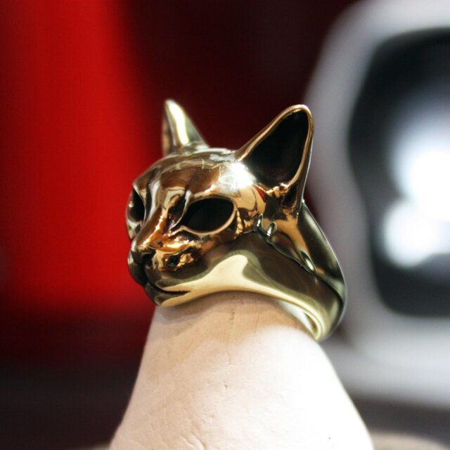 金色猫マスクリングの画像1枚目