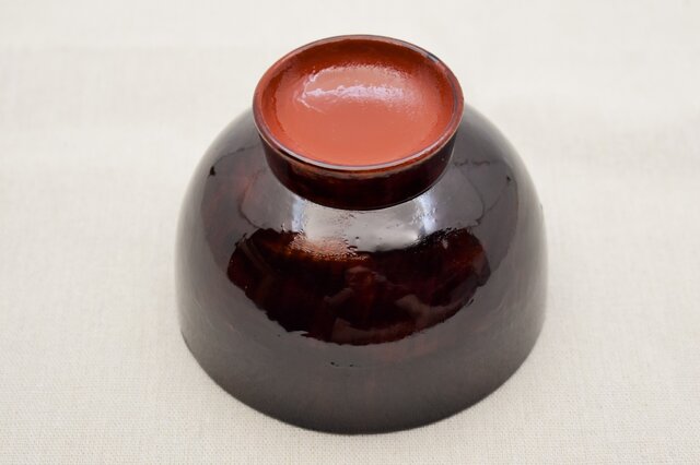 ★★★　アンティーク　木製　溜塗り椀　１６客　★★★　８６ J-kitchens 汁椀 日本製 木製 まり椀（大） 溜 （1客) 12.8cm 漆塗り