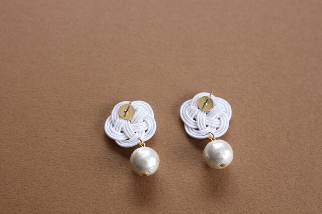 ☆❤️ 水引　パール　和装　洋装　ピアス　イヤリング　ハンドメイド it-5d3ef7fa1b325-1200.jpg
