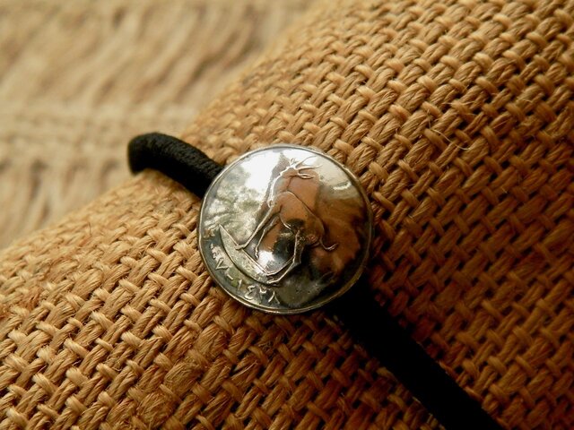 #H104 UAE Coin Hair Elasticの画像1枚目