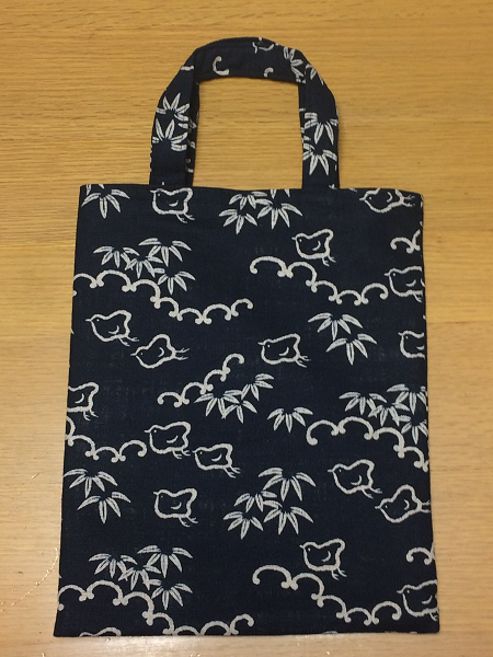 和柄トートバッグ~千鳥の画像1枚目
