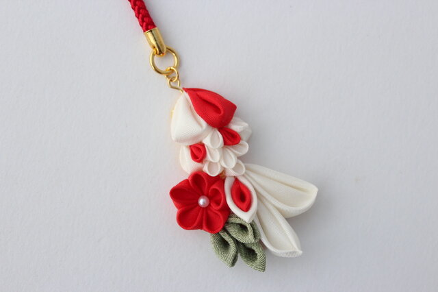 送料無料 帯飾り 金魚 桜錦の画像1枚目