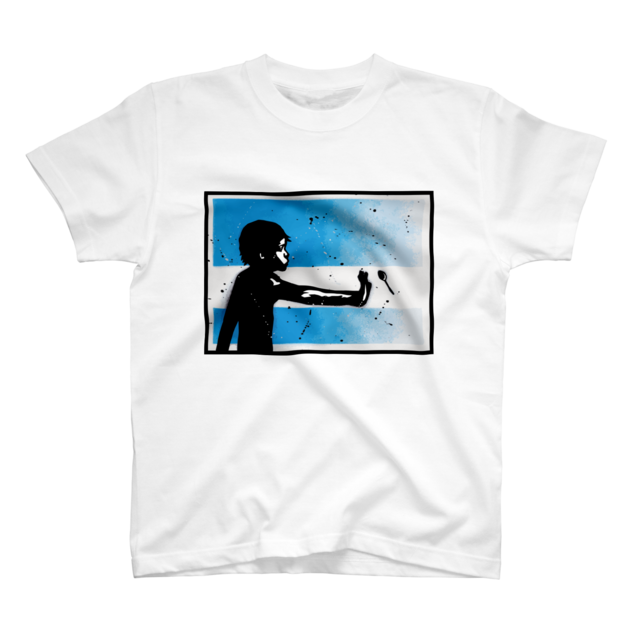 Tシャツ スプーンはまだ曲げられない【キッズ・レディース・メンズ】の画像1枚目