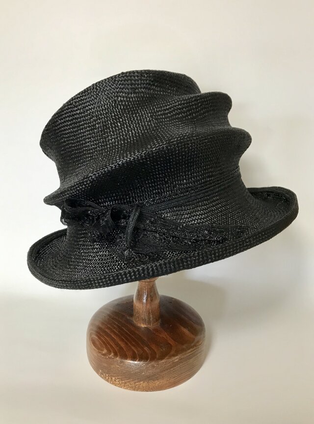 シゾールの夏帽子(黒色)の画像1枚目