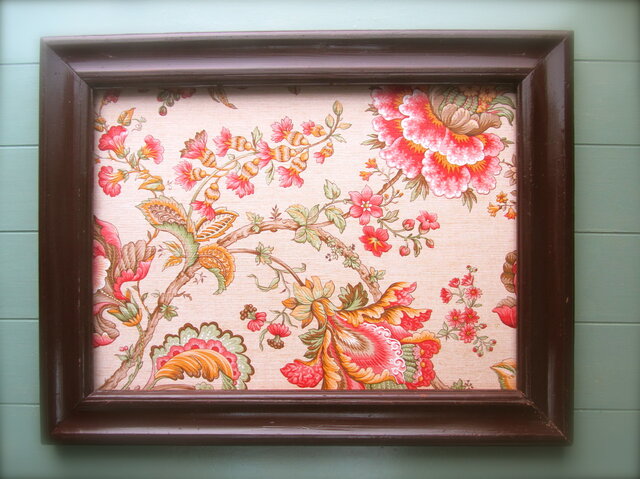 SALE!! ＊送料無料＊ ヴィンテージ花柄 額装パネル 大 | iichi 日々の