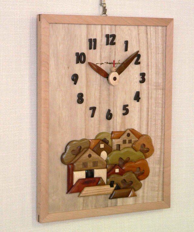 Woody picture & clock 森の家 boutique.bio-import.nc