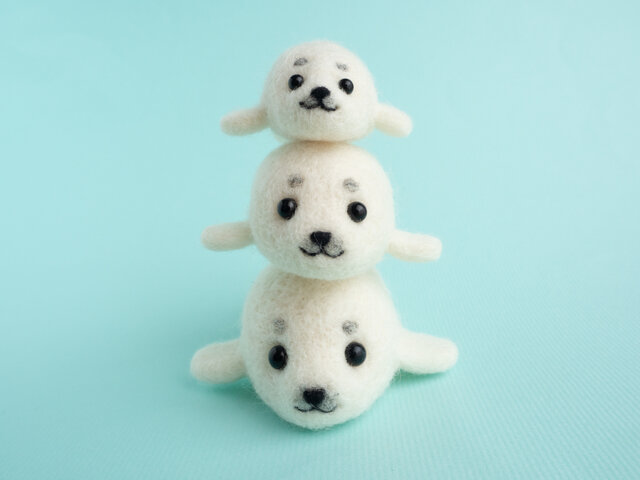 あざらし3兄弟の画像1枚目