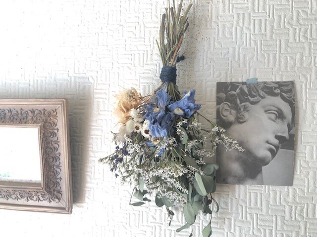 Post Card Bouquet Blueの画像1枚目
