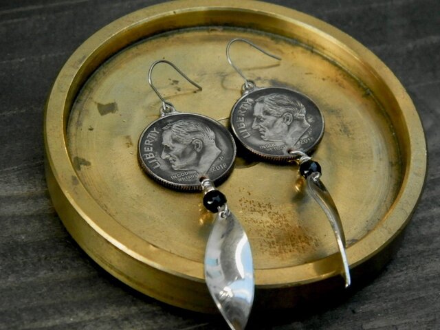 #E15 USA coin Earringsの画像1枚目