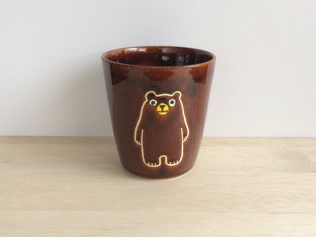 フリーカップ(クマ)の画像1枚目