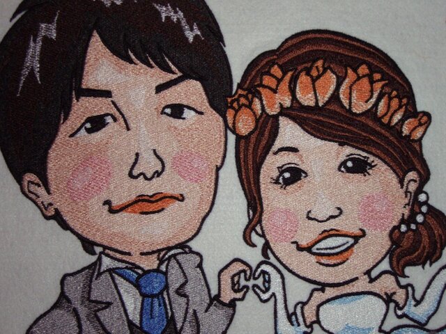 ♥物語あるウェルカムボード、ギフト★似顔絵　肖像画//絵画タイプ

♥ 切り絵 似顔絵 ウェルカムボード 【S様オーダー作品紹介】 | 恩
