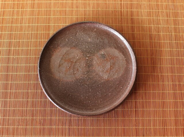 備前焼 皿(16cm) sr3-056の画像1枚目