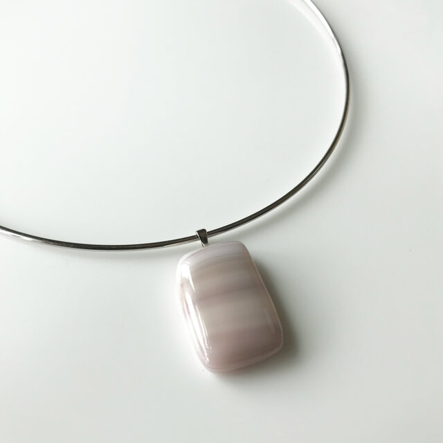 Glass necklace Shimaの画像1枚目