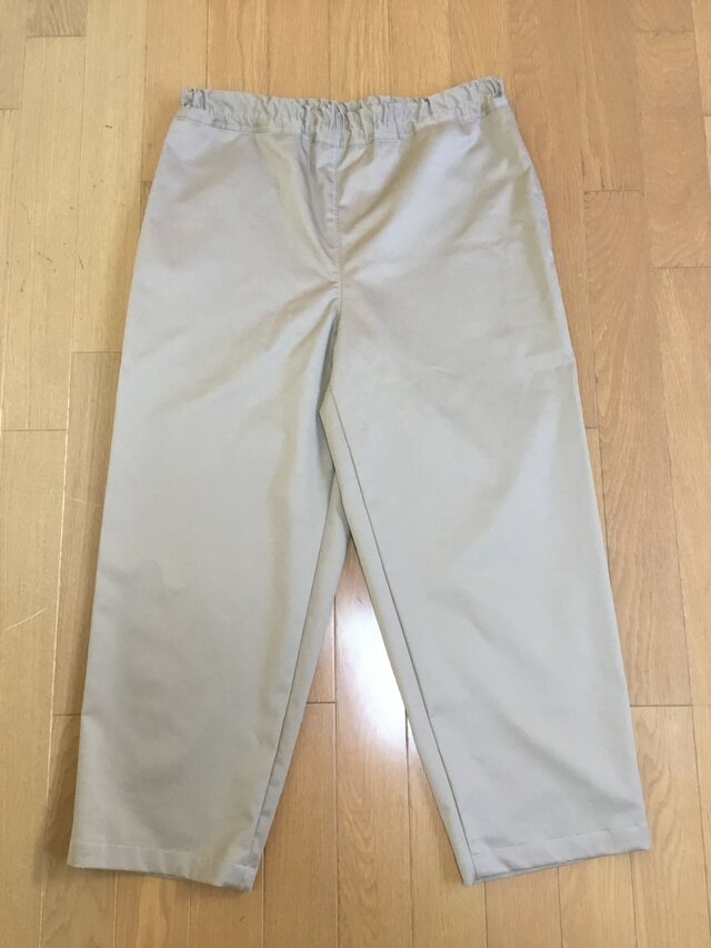 綿麻ツイルのパンツの画像1枚目