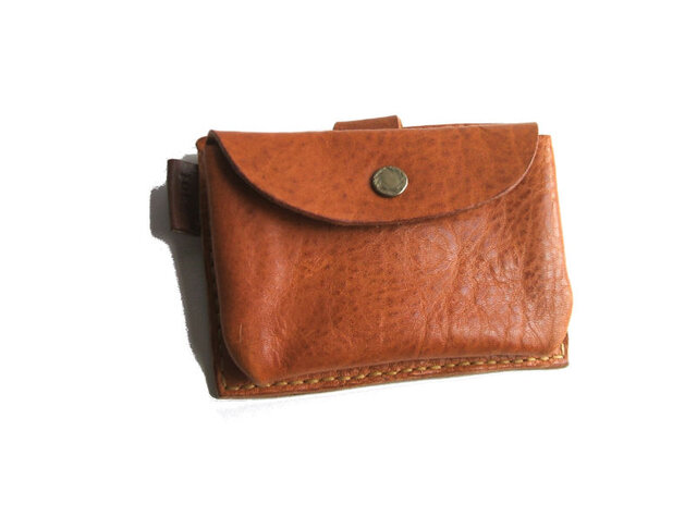 pass card case キャメルの画像1枚目