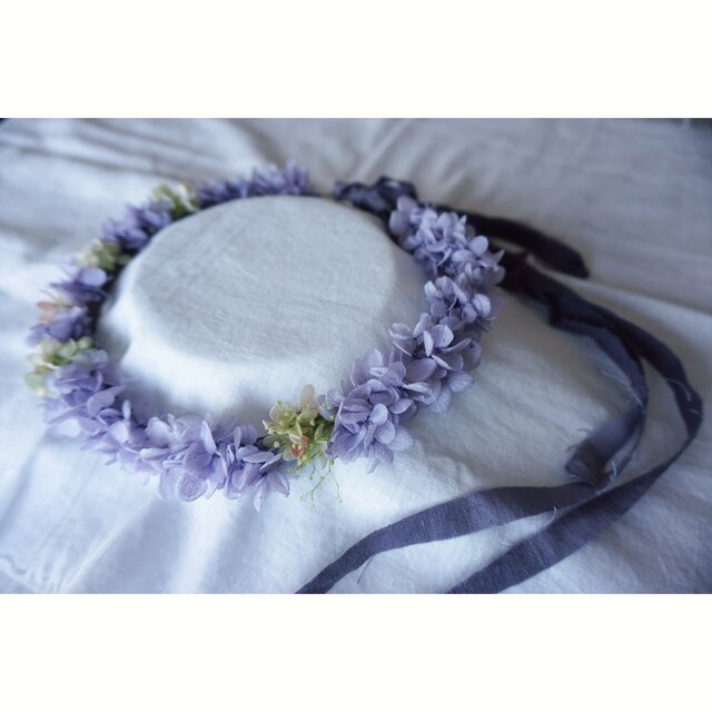 受注製作:優しいお色の花かんむりの画像1枚目