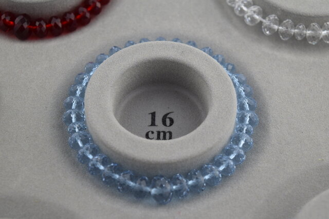 シャイニークリスタル ブルーグラス ダイヤ型 腕輪 ブレスレット