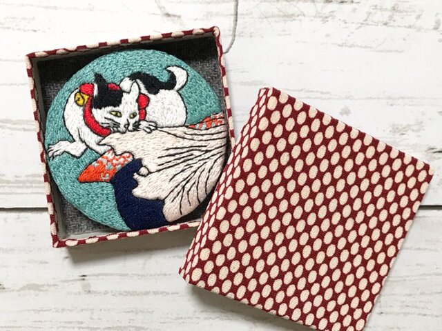 美術品 浮世絵 刺繍 花 美術品 浮世絵 刺繍 花