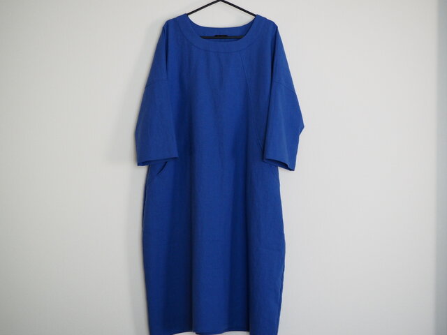 定番❀ コクーンタイプワンピース ロイヤルブルーは終了となりました