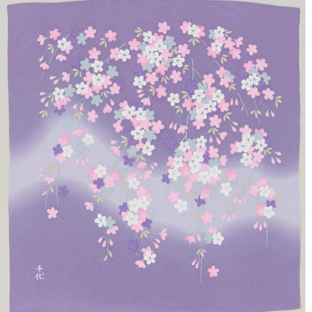 風呂敷 宇野千代 50cm幅 乙女桜の画像1枚目