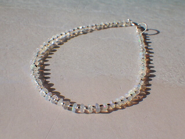 *sv925* Opal Rainbow Braceletの画像1枚目