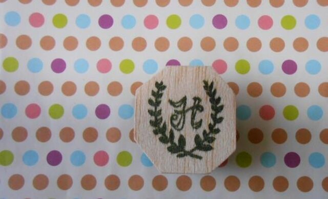 消しゴムはんこ　イニシャルはんこ イニシャルスタンプ❁消しゴムはんこ❁ はんこ・スタンプ mayuchi